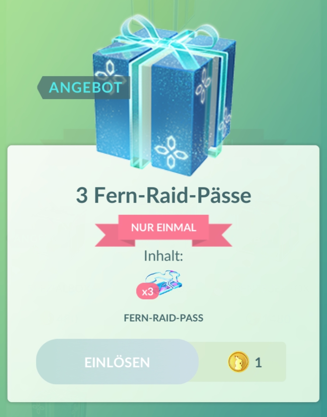Image: Gratis Fern-Raid-Pässe