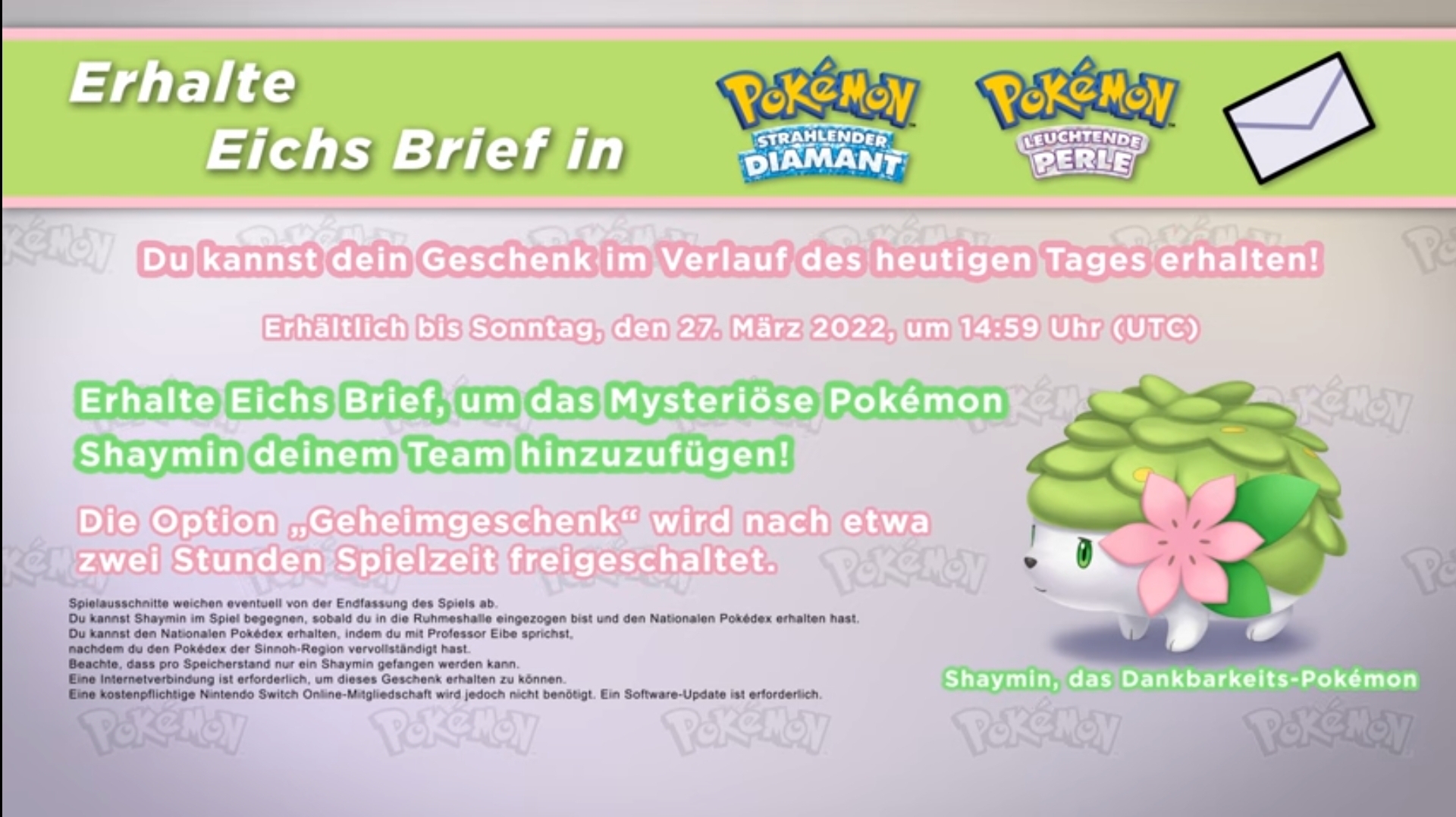 Image: Shaymin Event in BDSP